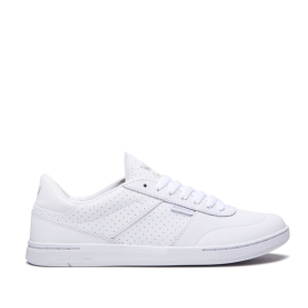 Supra Mens ELEVATE White/white Low Top Shoes | CA-82879